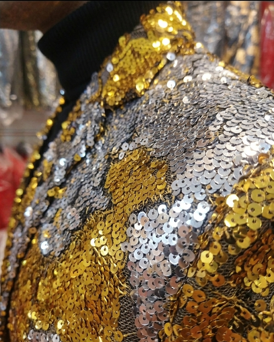 Luxury Gold & Silver Sequin Blazer for Men | Designer Party Wear Slim Fit Wedding, Reception & Stage Performance blazer