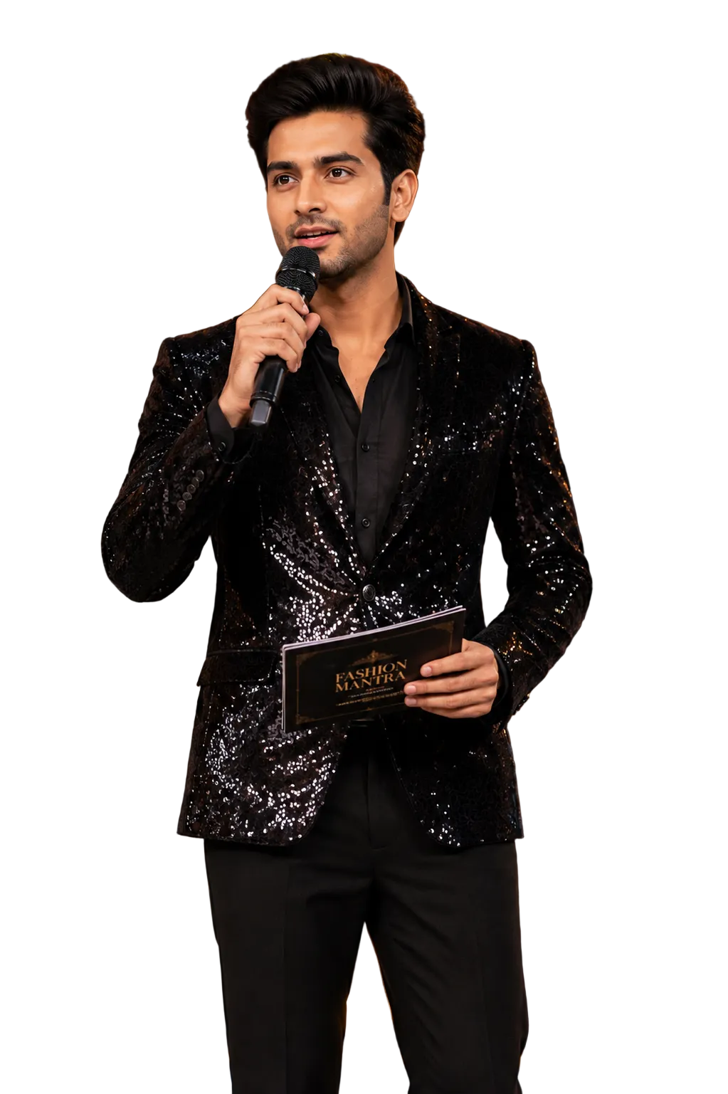 Black Sequence Blazer For Men | Premium Party Wear | Sabrahad Enterprises